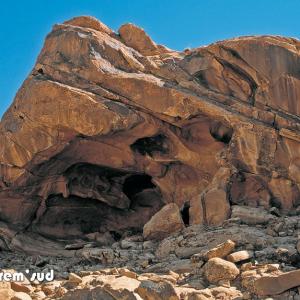 Site De Peintures Rupestres Sur La Piste Figuig Iche