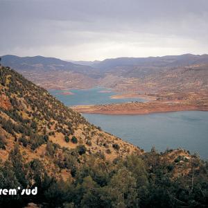 Lac Du Barrage De Bin El Ouidane